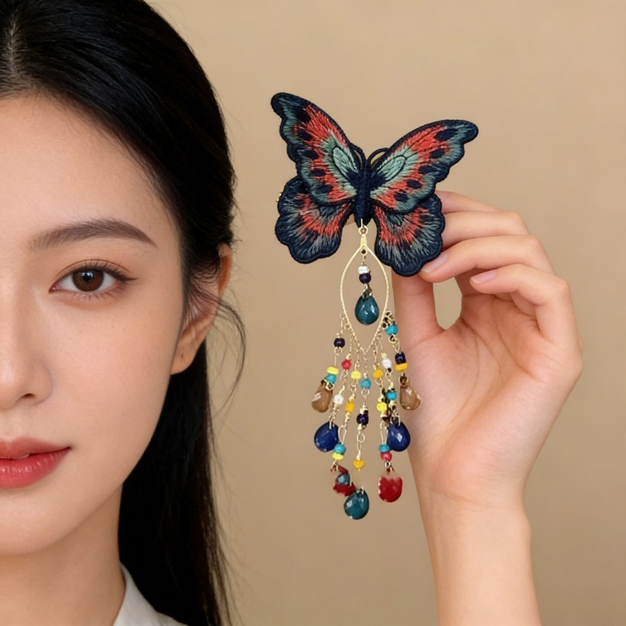 Jewelry Making For Adults - New Chinese Style Knitting Butterfly Hair