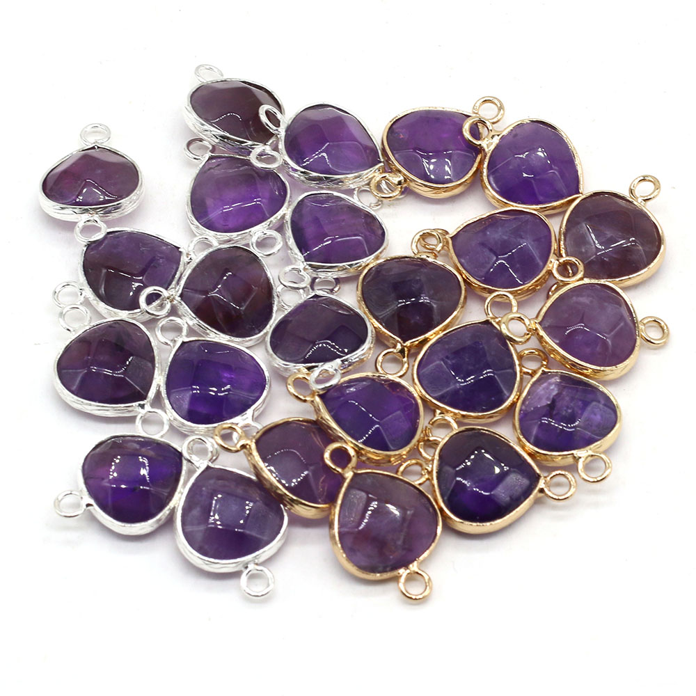 Jewelry Making For Adults - 2pcs Natural Stone Connectors Fat Water