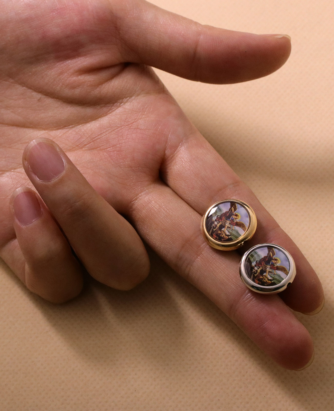 20Pcs Round The Archangel Sain - Jewelry Making Michaels 评论和价格
