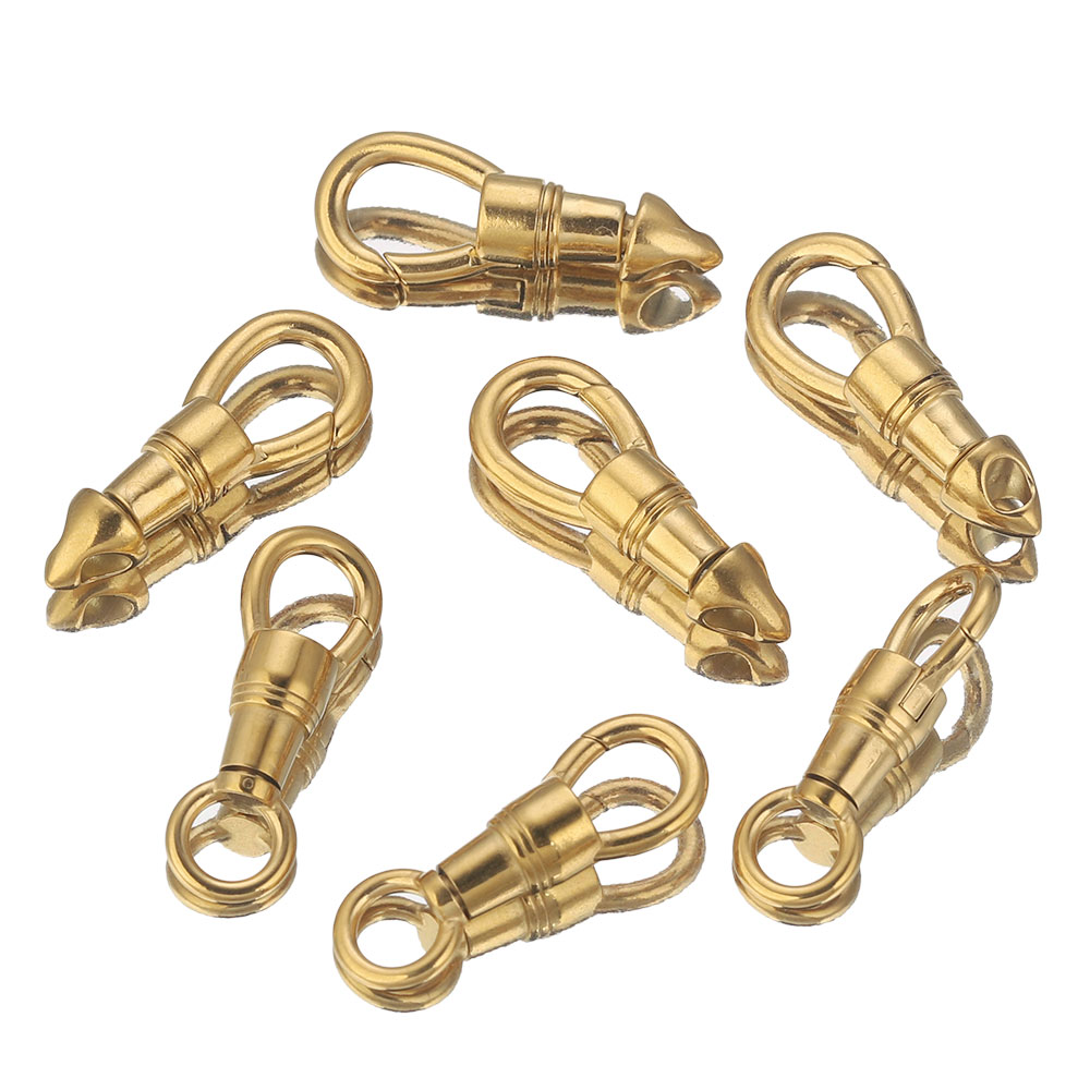 2pcs/lot Stainless Steel Bag K - Lobster Clasp Silver 评论和价格