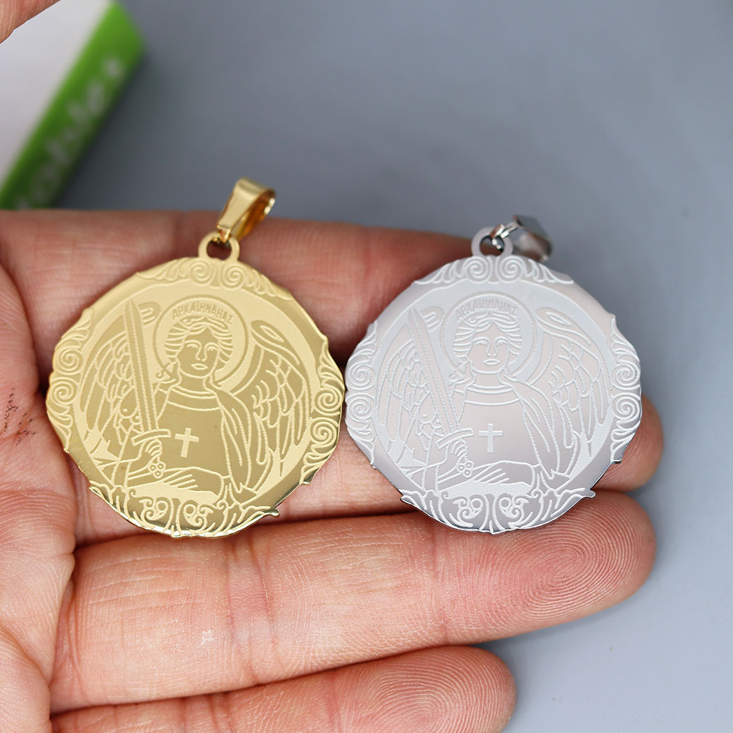 2PCS Stainless Steel Saint Mic - Jewelry Making Michaels 评论和价格