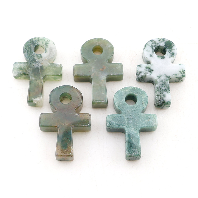 Colorful Agate Ankh Cross Pend - Jewelry Making Michaels 评论和价格
