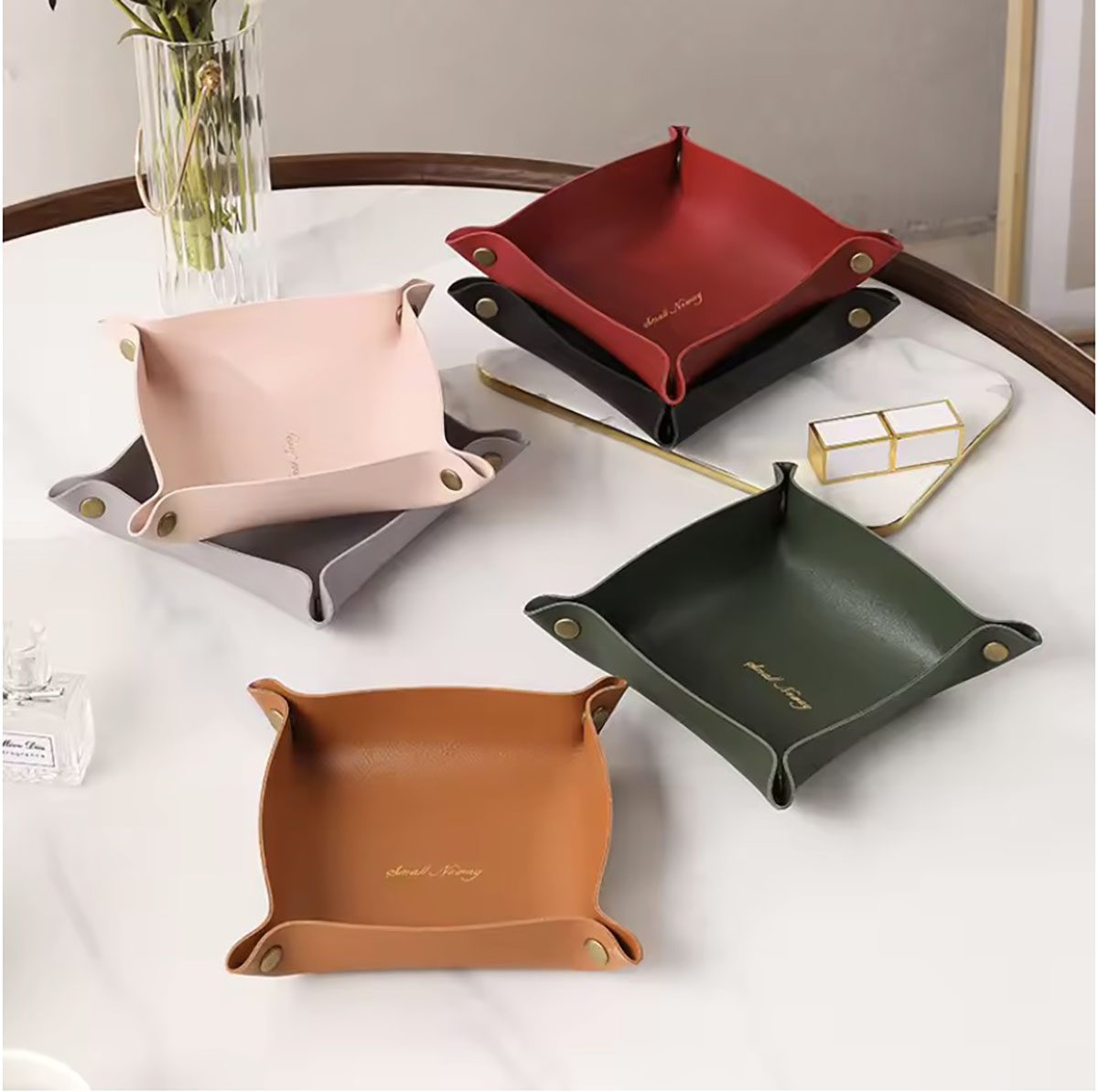 Nordic Style Leather Storage T - Jewelry Making Box 评论和价格