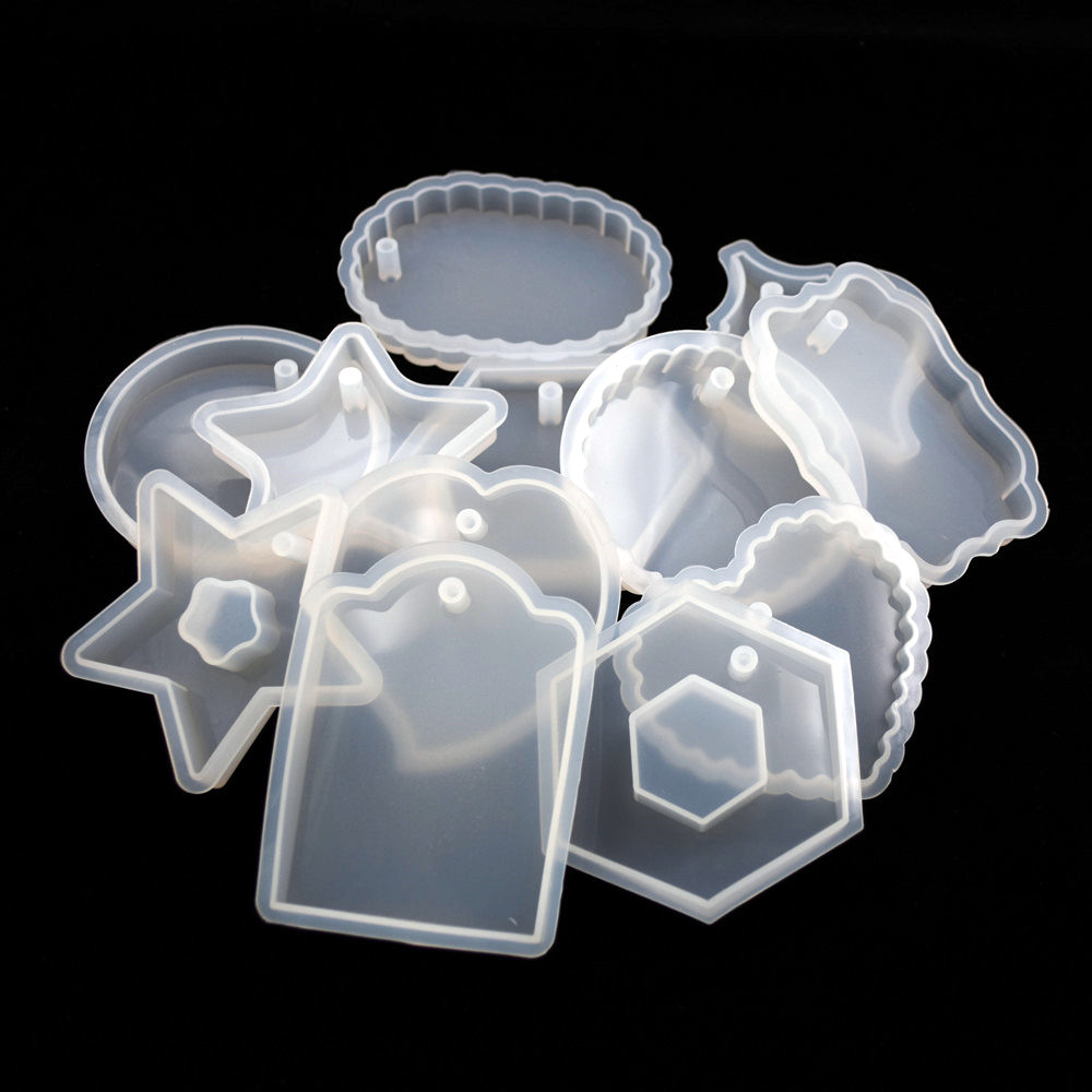 1PC Tag Silicone Mold Resin Si - Jewelry Making Techniques 评论和价格