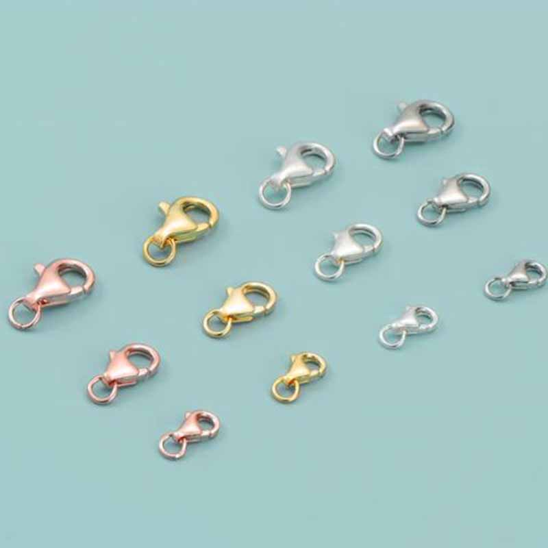 2pcs Genuine Real Pure Solid 9 - Lobster Clasp Silver 评论和价格