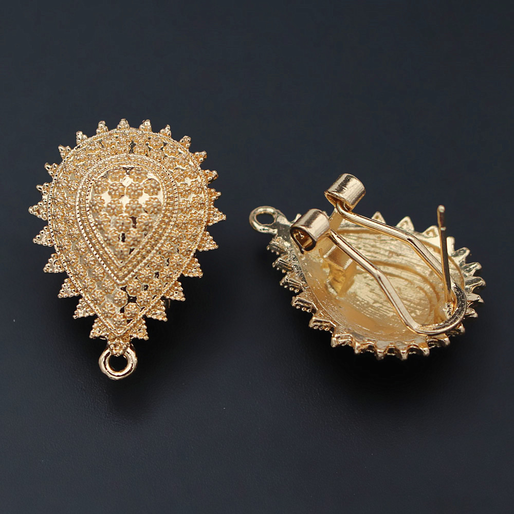 10pair Earrings Post with Loop - Jewelry Making Dubai 评论和价格