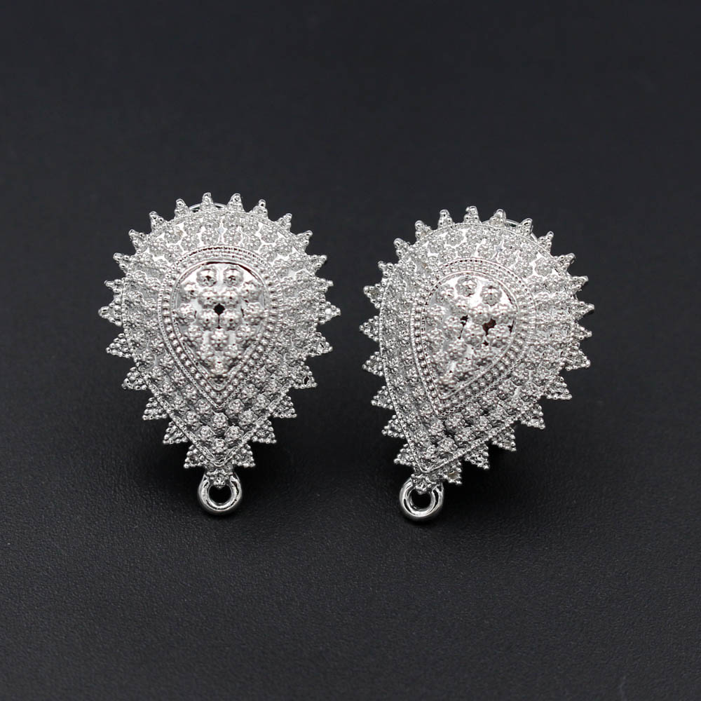 10pair Earrings Post with Loop - Jewelry Making Dubai 评论和价格