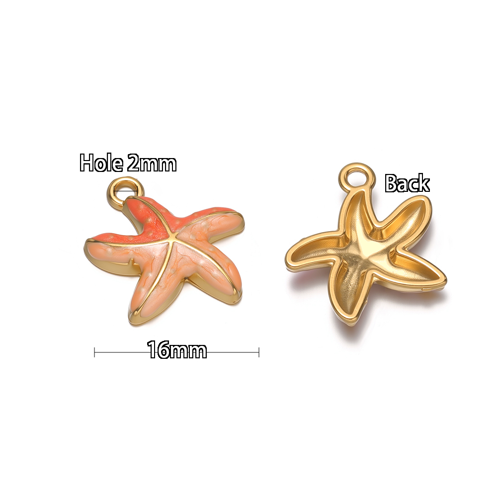 5pcs Stainless Steel Enamel Pi - Jewelry Making For Kids 评论和价格