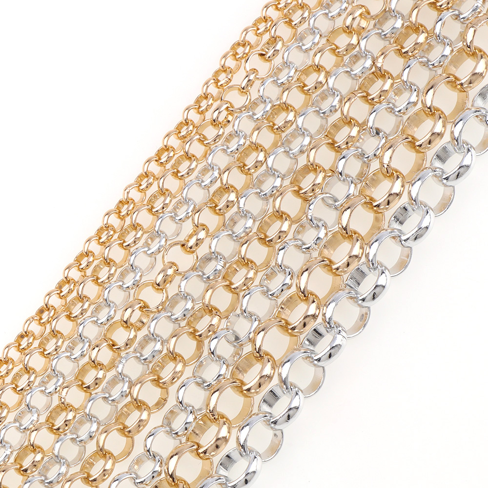 5 6 7 8 10mm Link Opened Alumi - Lobster Clasp Silver 评论和价格