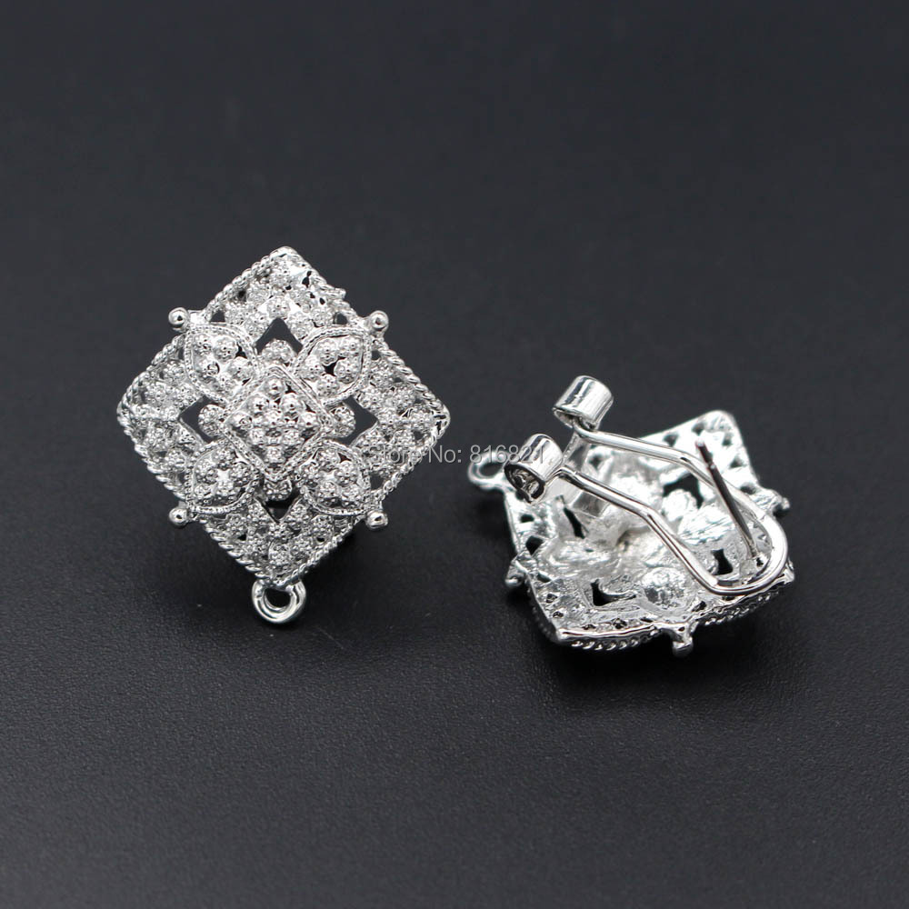 10pair Earrings Post with Loop - Jewelry Making Dubai 评论和价格