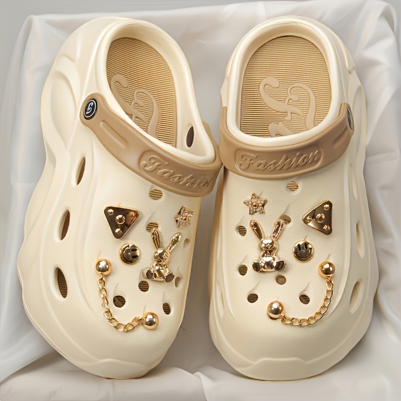 EVA Platform Clogs with Rabbit - Jewelry Making For Adults 评论和价格