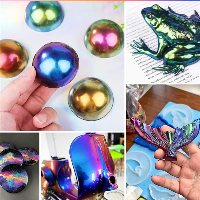 3g Chameleon Mica Powder Epoxy - Jewelry Making Techniques 评论和价格