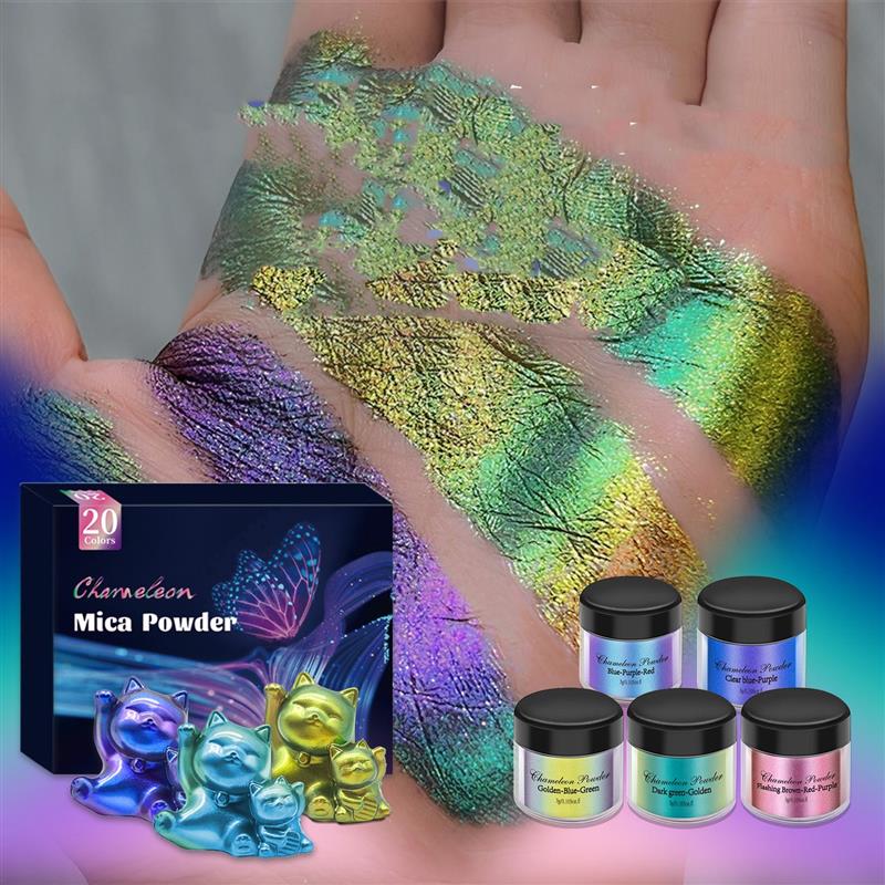 3g Chameleon Mica Powder Epoxy - Jewelry Making Techniques 评论和价格