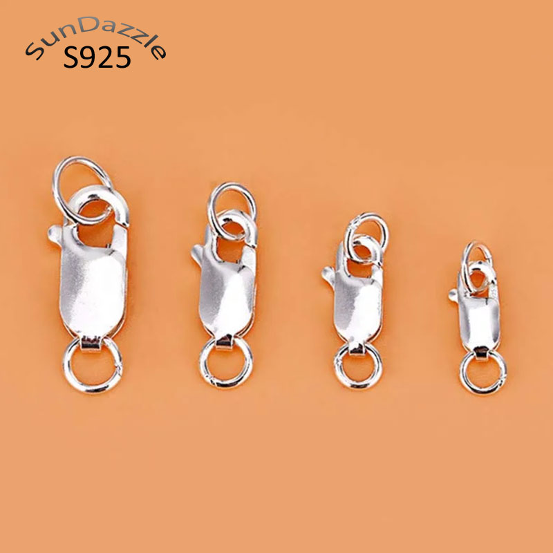 Genuine Real Pure Solid 925 St - Lobster Clasp Silver 评论和价格