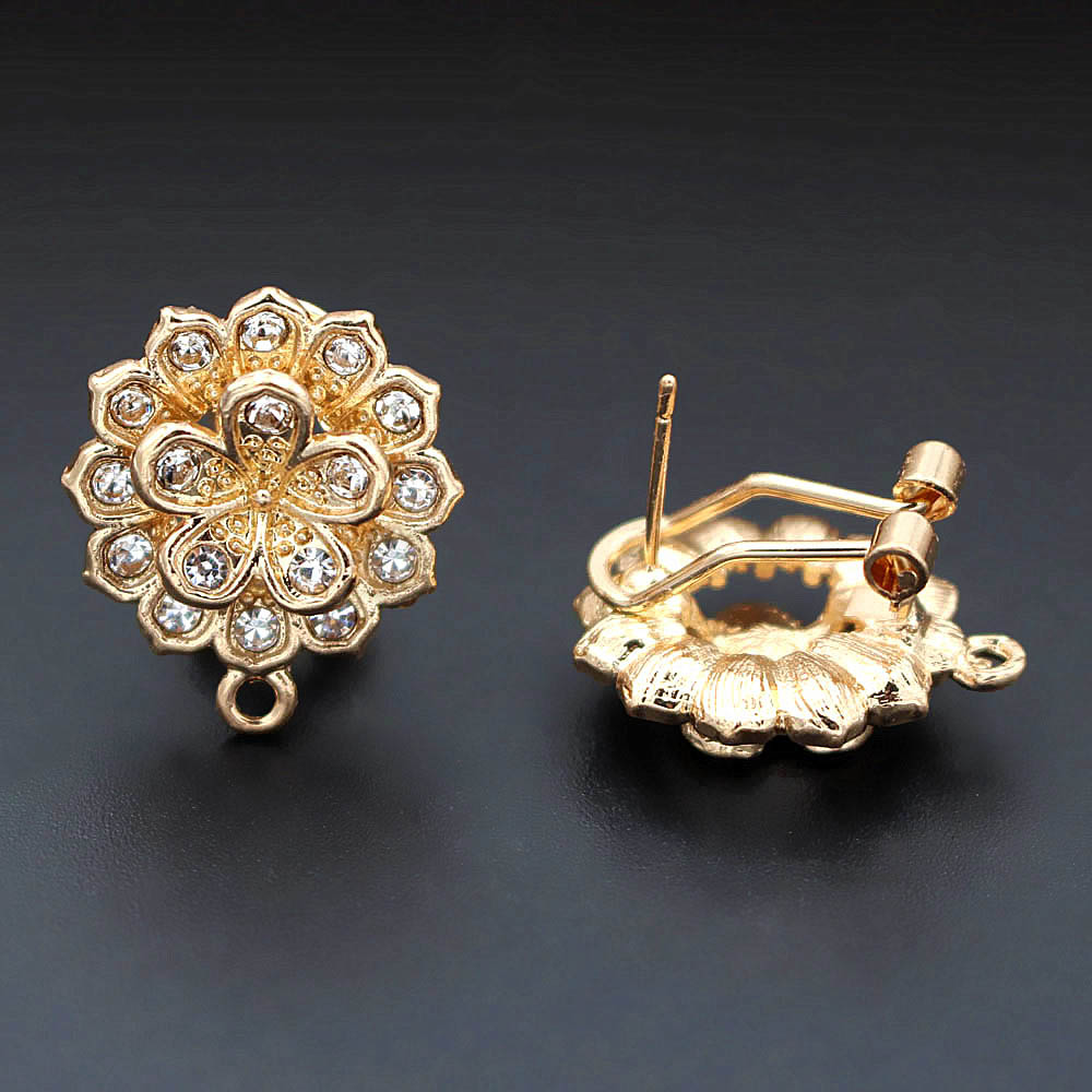 10pair Earrings Post with Loop - Jewelry Making Dubai 评论和价格