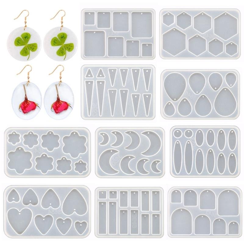 Silicone Earring Mold Earring  - Jewelry Making Techniques 评论和价格