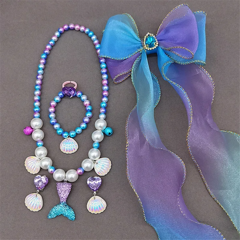 Girl's Mermaid Theme Sequin Ha - Jewelry Making For Kids 评论和价格