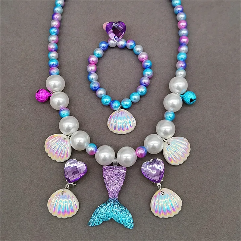 Girl's Mermaid Theme Sequin Ha - Jewelry Making For Kids 评论和价格