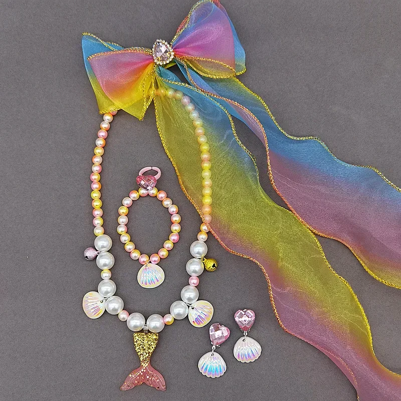Girl's Mermaid Theme Sequin Ha - Jewelry Making For Kids 评论和价格