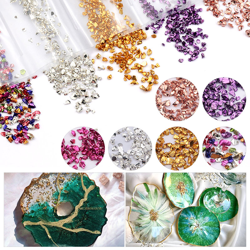 Epoxy Resin Colorful Metallic  - Jewelry Making Techniques 评论和价格