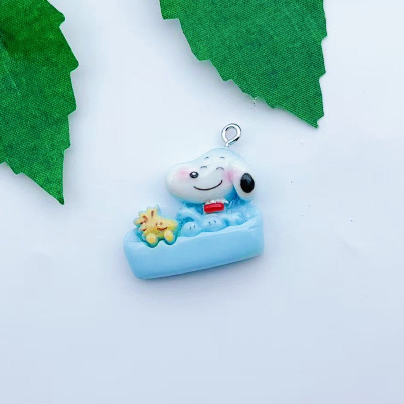 12pcs resin cartoon dog pendan - Jewelry Making For Birthday Party 评论和价格