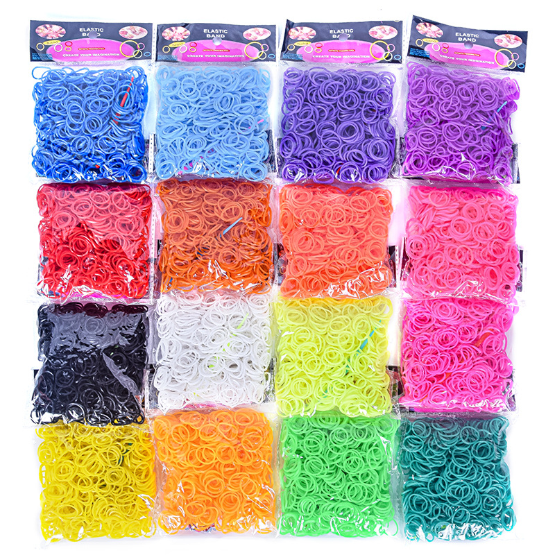 600 pieces Colorful Rubber Ban - Jewelry Making Techniques 评论和价格
