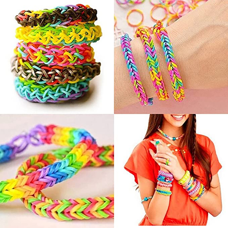 600 pieces Colorful Rubber Ban - Jewelry Making Techniques 评论和价格