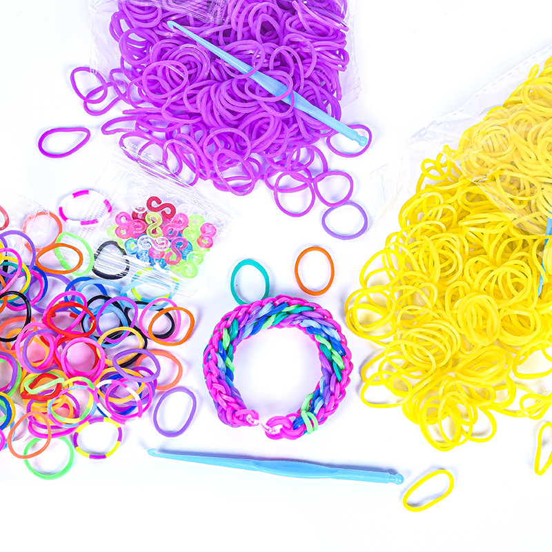 600 pieces Colorful Rubber Ban - Jewelry Making Techniques 评论和价格