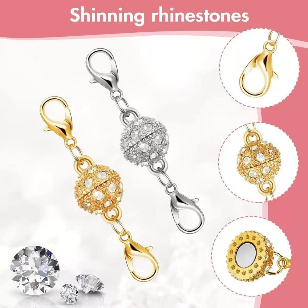 5pcs Stainless Steel Strong Ma - Lobster Clasp Silver 评论和价格