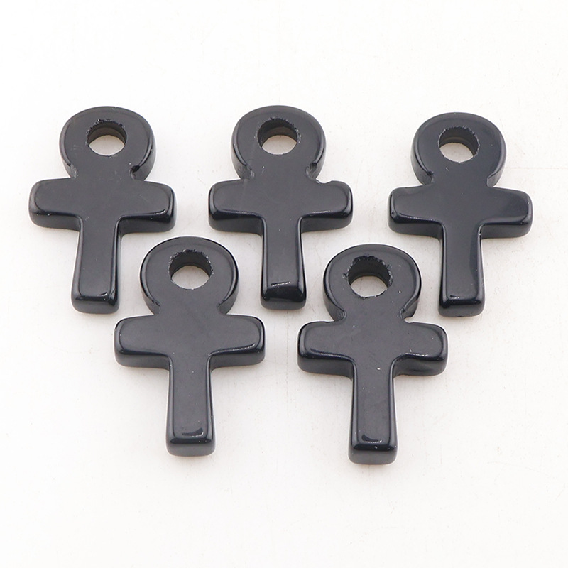 Obsidian Ankh Cross Pendant Li - Jewelry Making Michaels 评论和价格