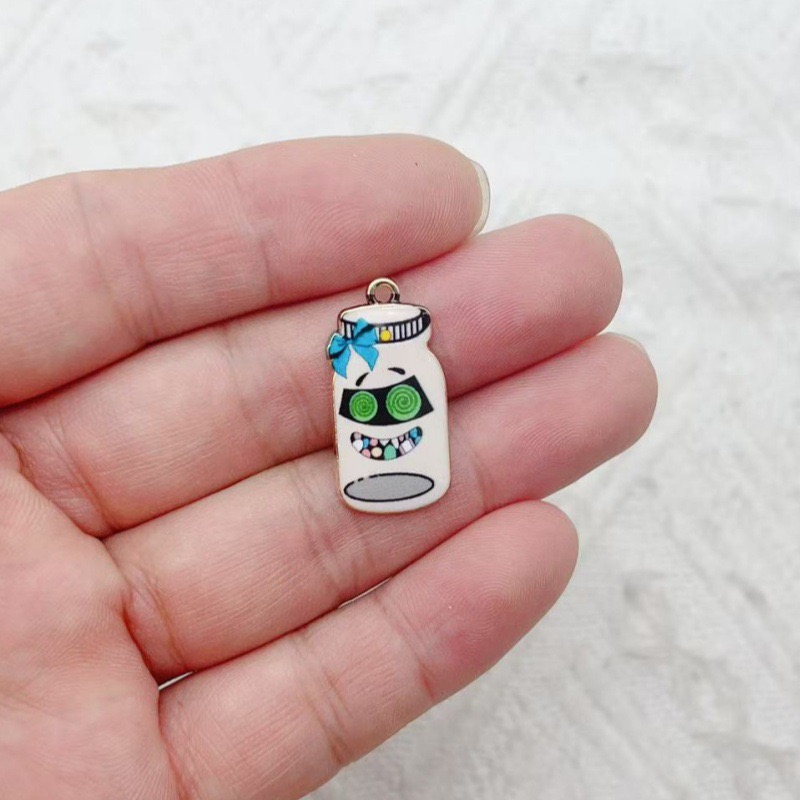 12pcs alloy printed bottle pen - Jewelry Making For Birthday Party 评论和价格