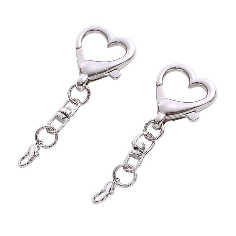 10/20/50Pieces Unique Alloy He - Lobster Clasp Silver 评论和价格