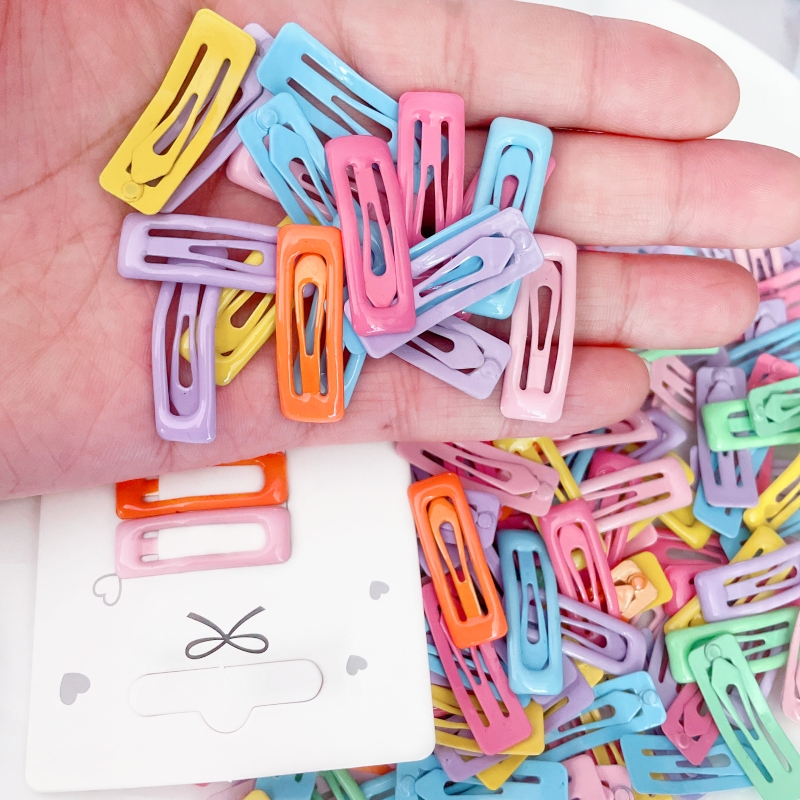 10/30/50pcs 3cm Rectangle Hair - Jewelry Making For Kids 评论和价格