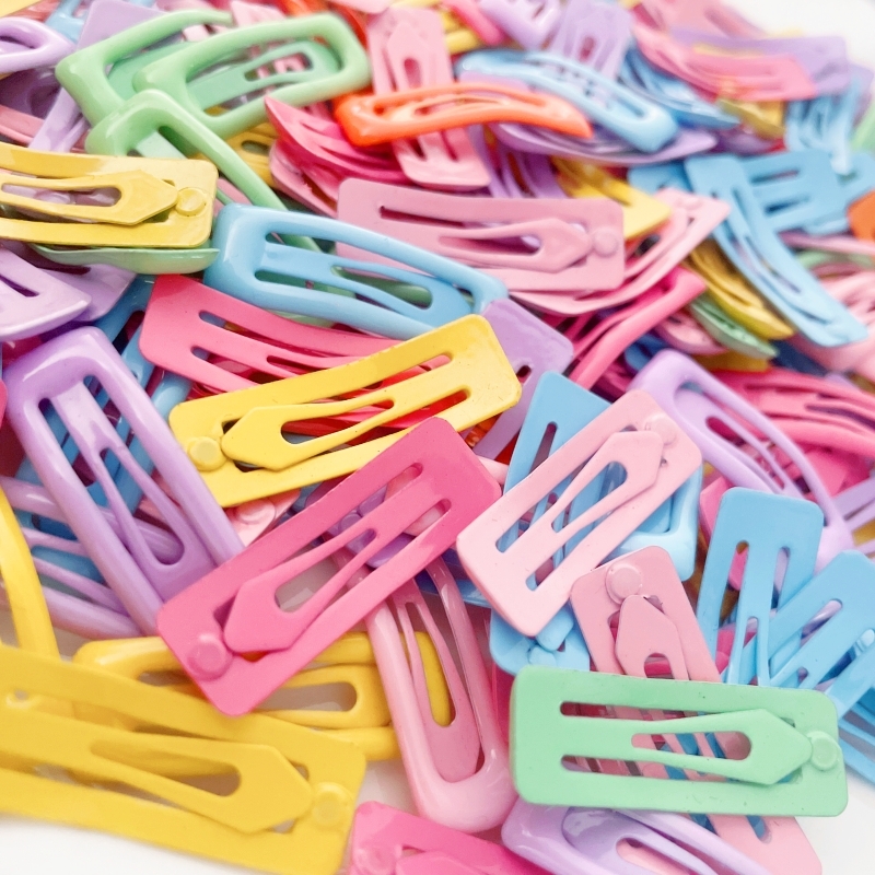 10/30/50pcs 3cm Rectangle Hair - Jewelry Making For Kids 评论和价格