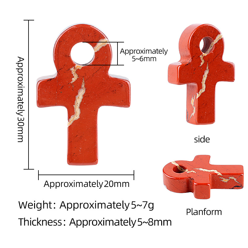 Rose Quartz Ankh Cross Pendant - Jewelry Making Michaels 评论和价格