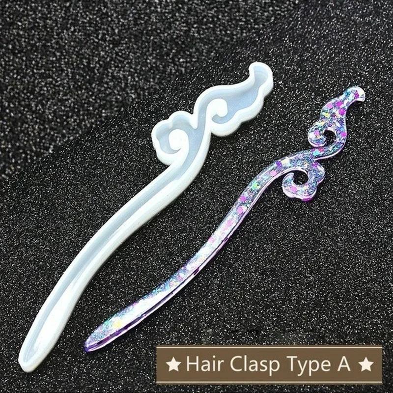 New Transparent Hairpin Silico - Jewelry Making For Adults 评论和价格