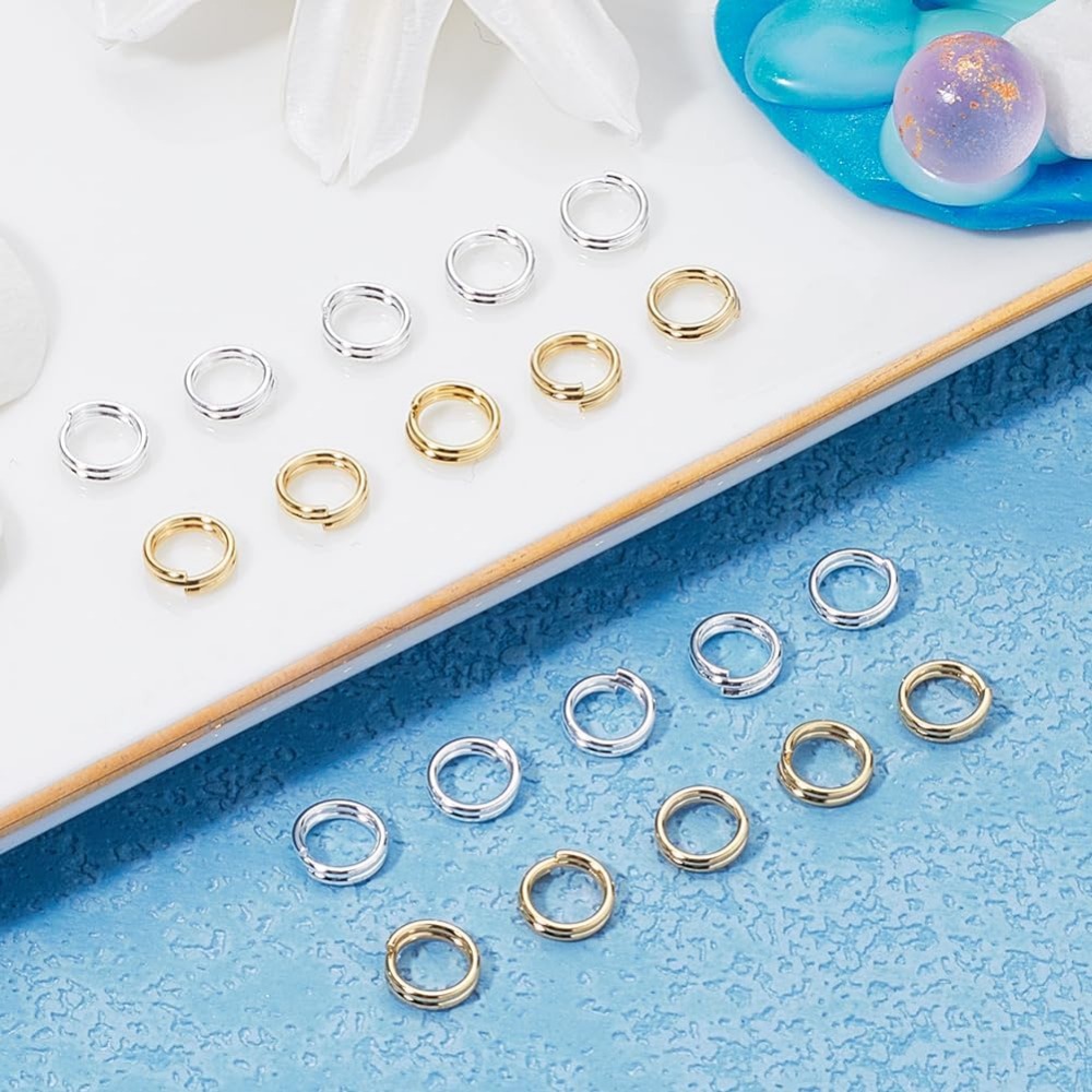 1 Box 80Pcs Split Jump Ring 24 - Jewelry Making Box 评论和价格