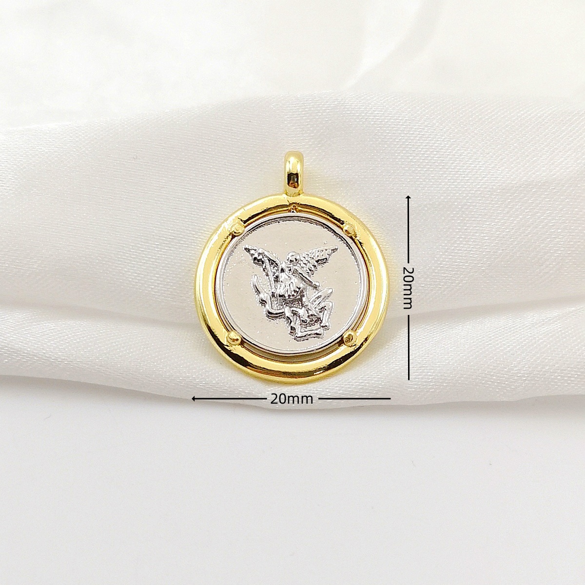 Gold Plated Archangel Saint Mi - Jewelry Making Michaels 评论和价格