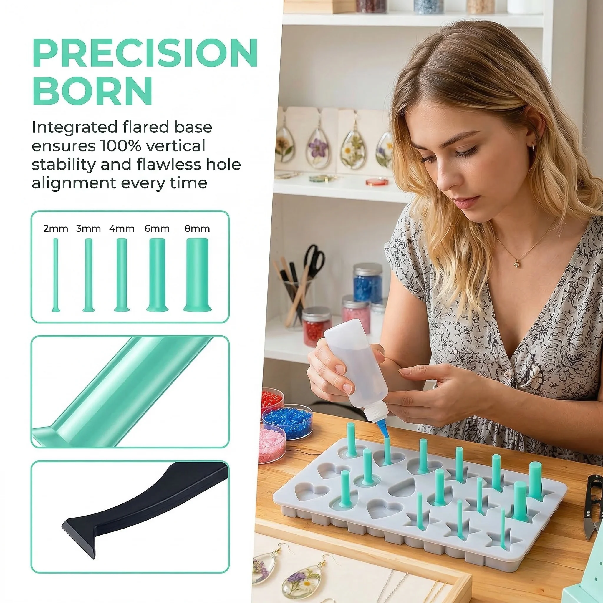 35pcs Resin Hole Opener Kit 2- - Jewelry Making Techniques 评论和价格
