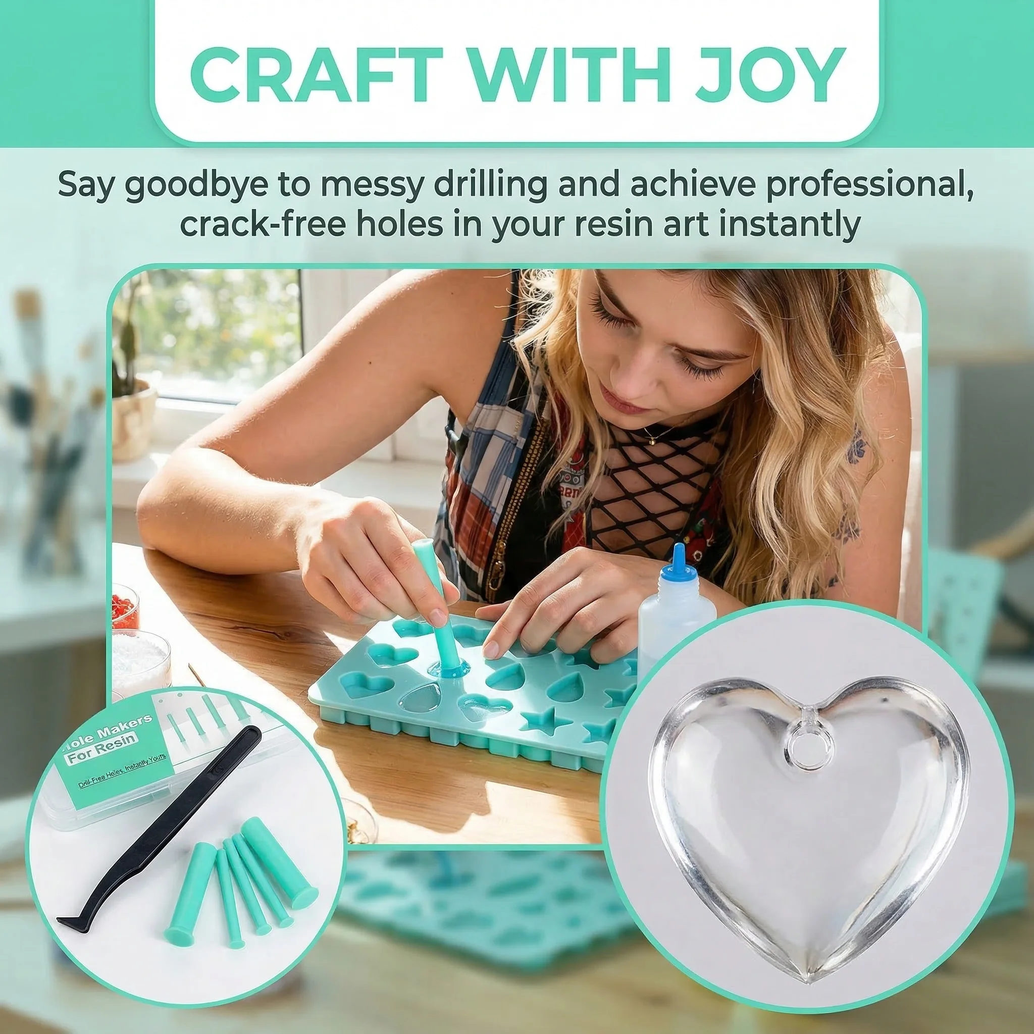 35pcs Resin Hole Opener Kit 2- - Jewelry Making Techniques 评论和价格