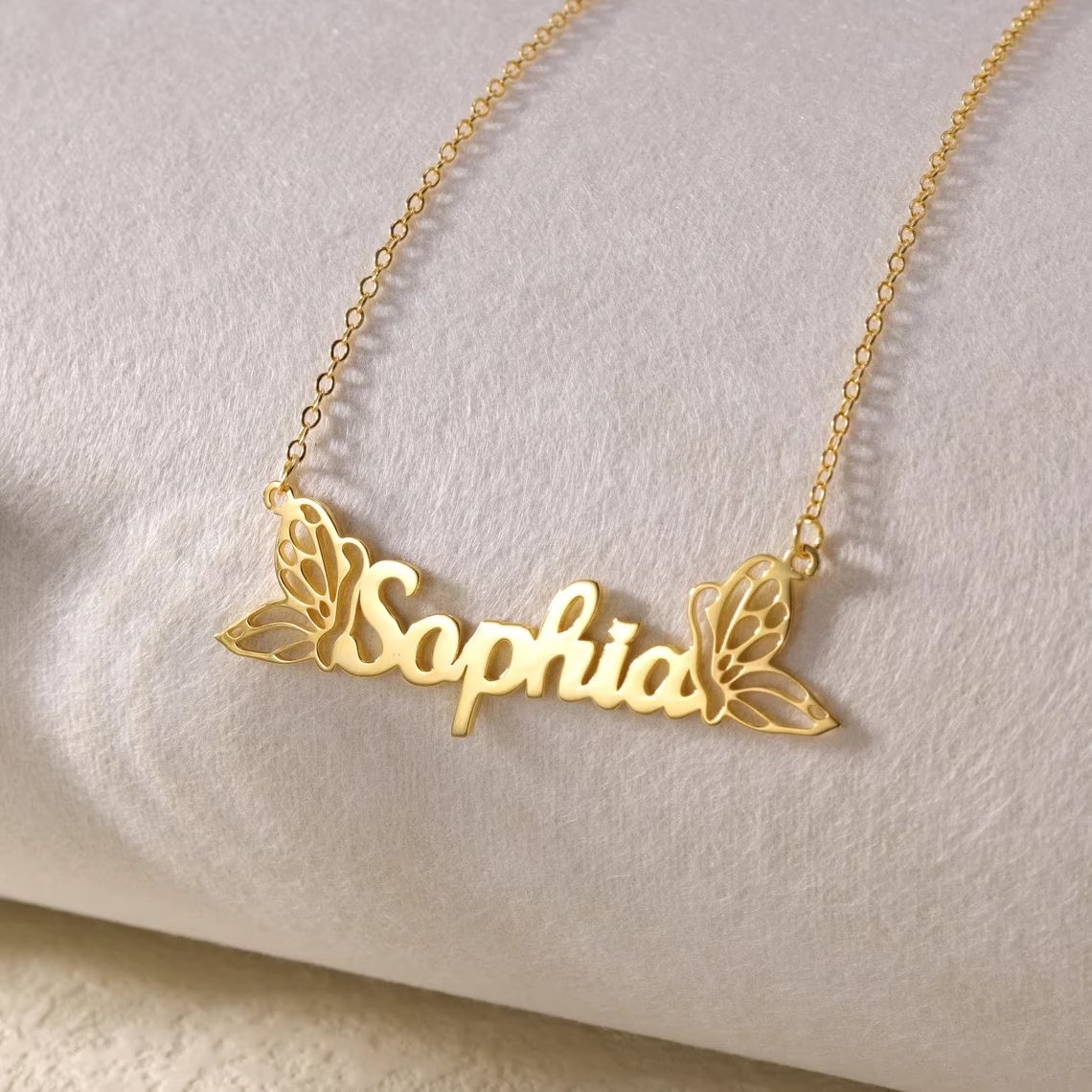 Custom Butterfly Name Necklace - Jewelry Making For Kids 评论和价格