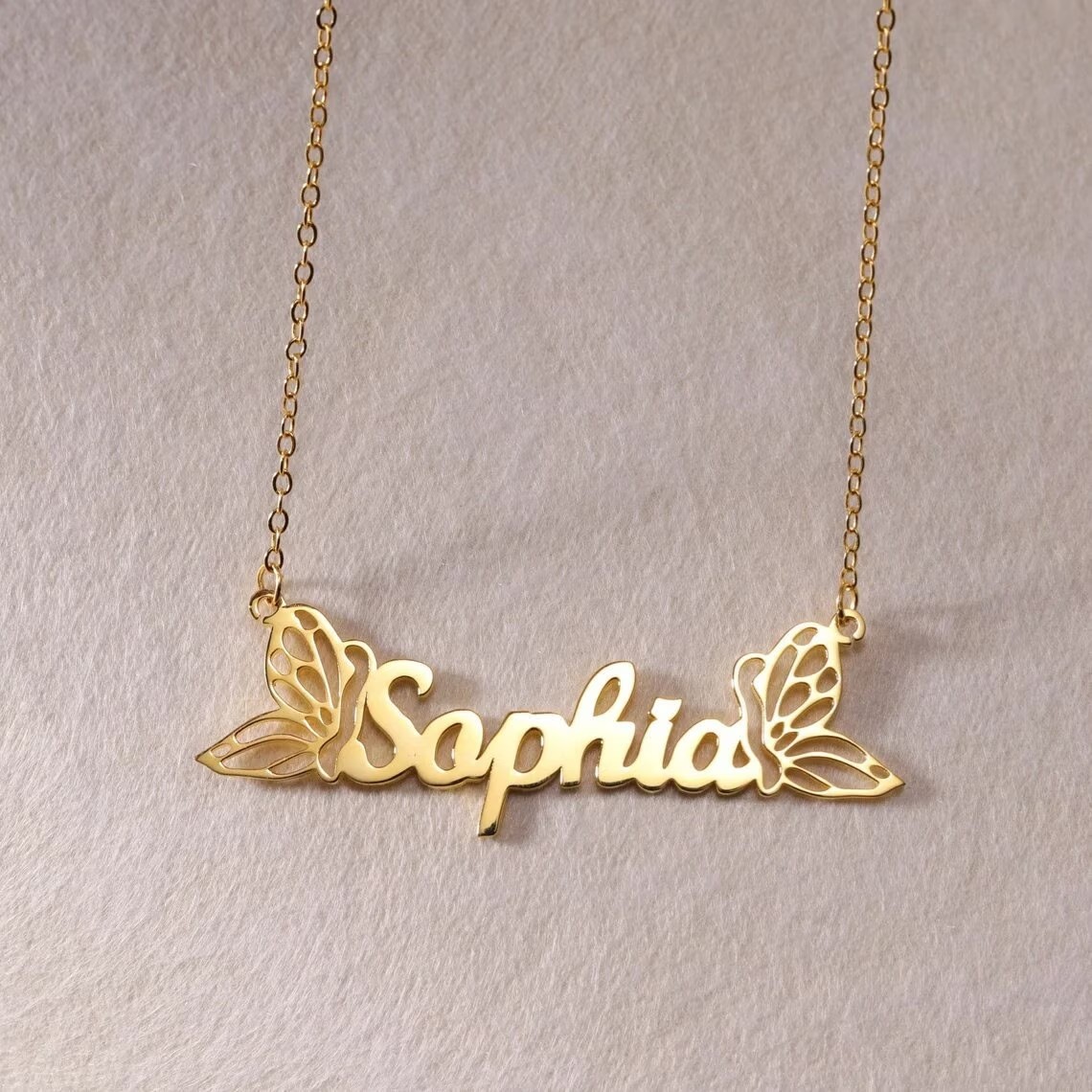 Custom Butterfly Name Necklace - Jewelry Making For Kids 评论和价格