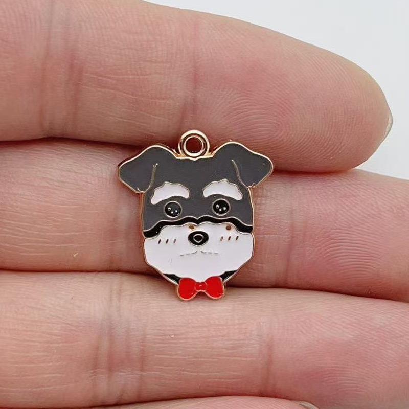 12pcs cartoon pet spotted dog  - Jewelry Making For Birthday Party 评论和价格