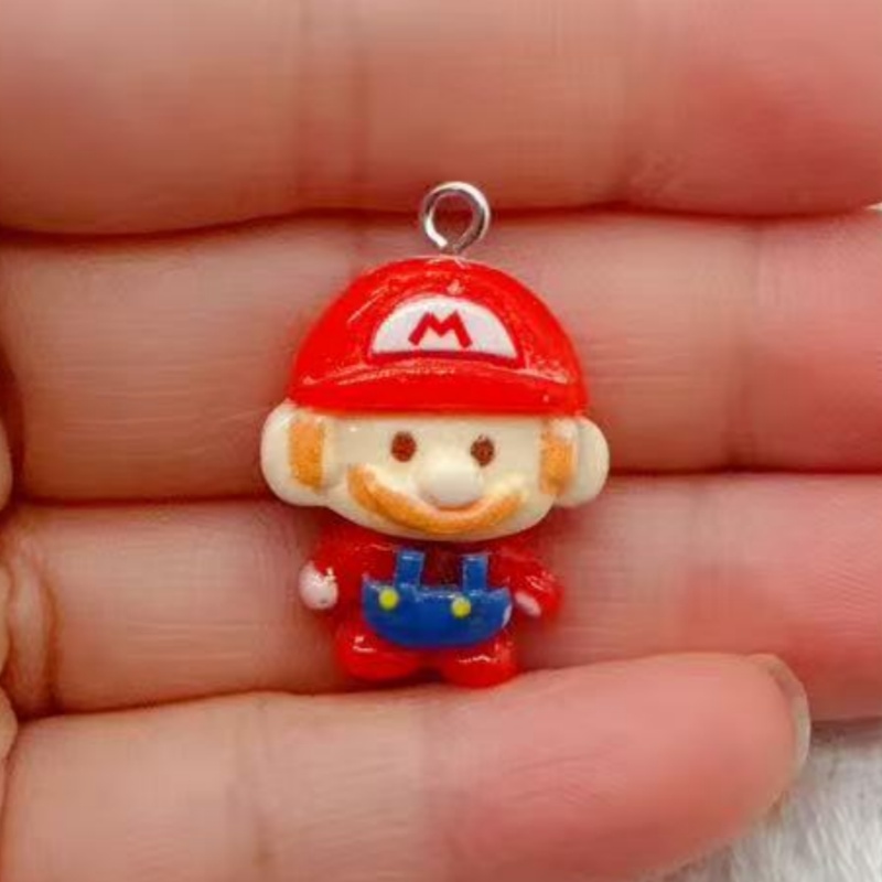 10pcs resin cartoon pendant, D - Jewelry Making For Birthday Party 评论和价格