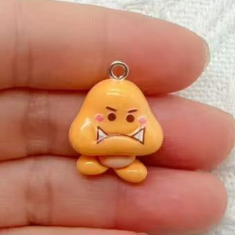 10pcs resin cartoon pendant, D - Jewelry Making For Birthday Party 评论和价格