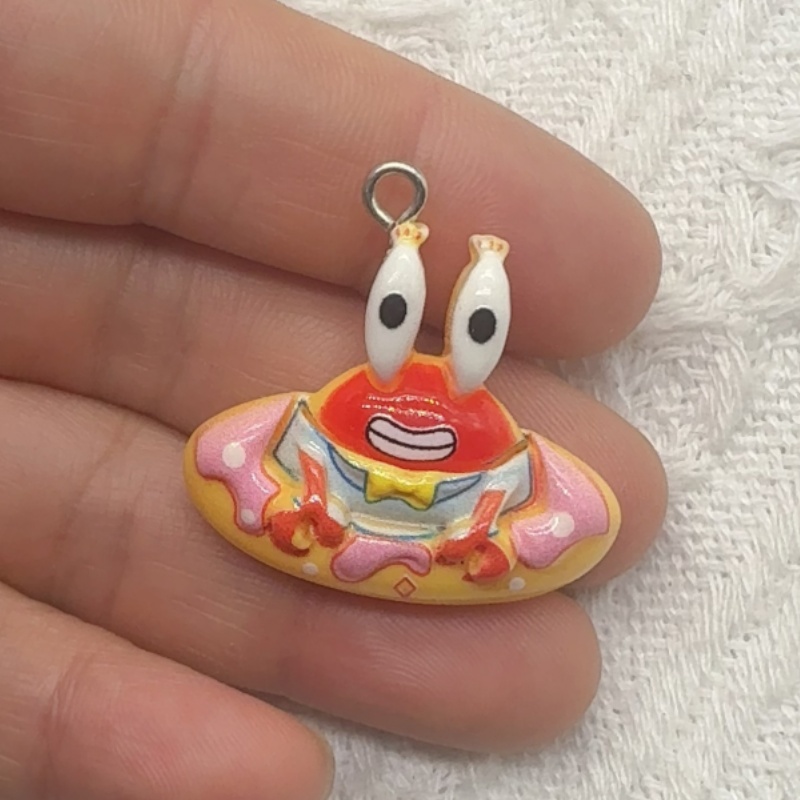 10pcs cartoon resin pendant, D - Jewelry Making For Birthday Party 评论和价格
