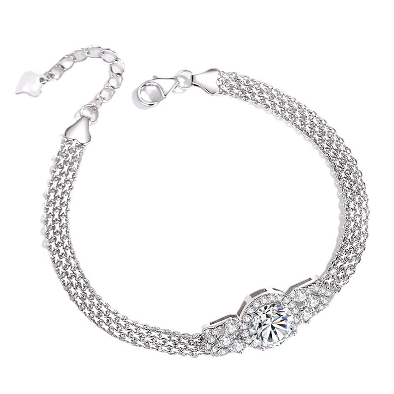 New 2 Carat D Color VVS1 Moiss - Lobster Clasp Silver 评论和价格