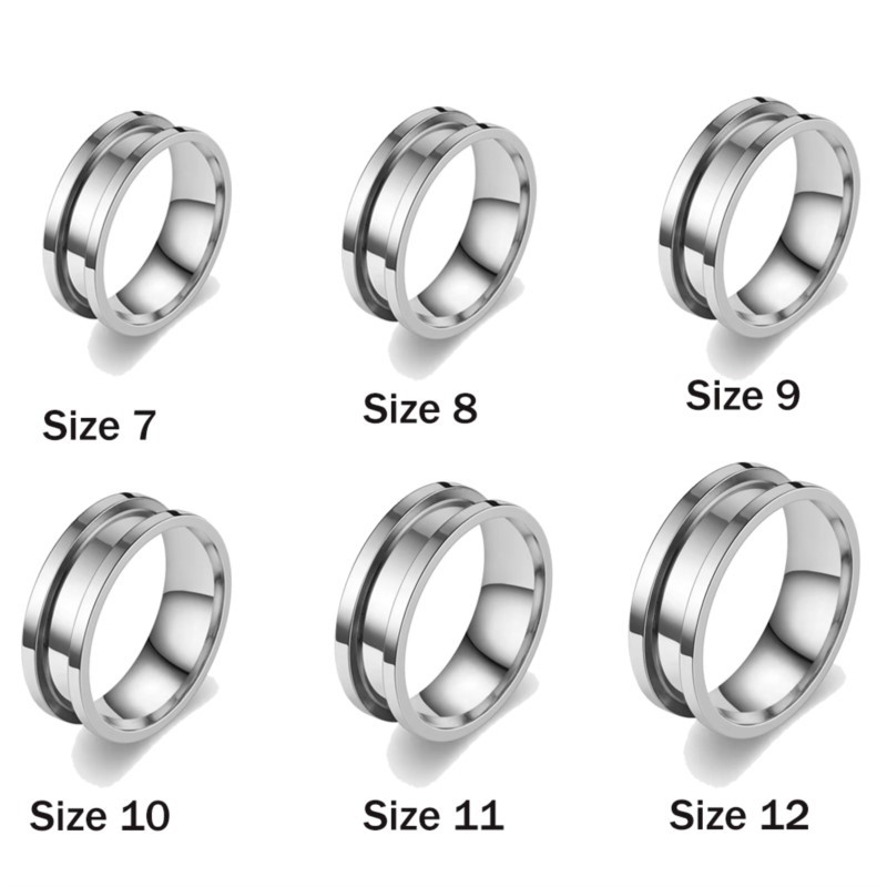 5pcs 7/8/9/10/11/12 Ring Core  - Jewelry Making For Adults 评论和价格
