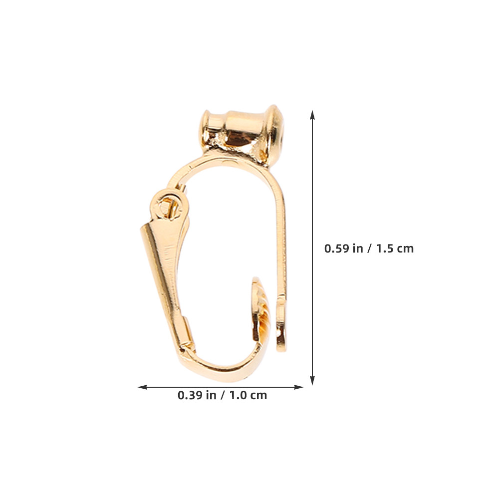 40Pcs Earring Clip Converter N - Jewelry Making For Adults 评论和价格