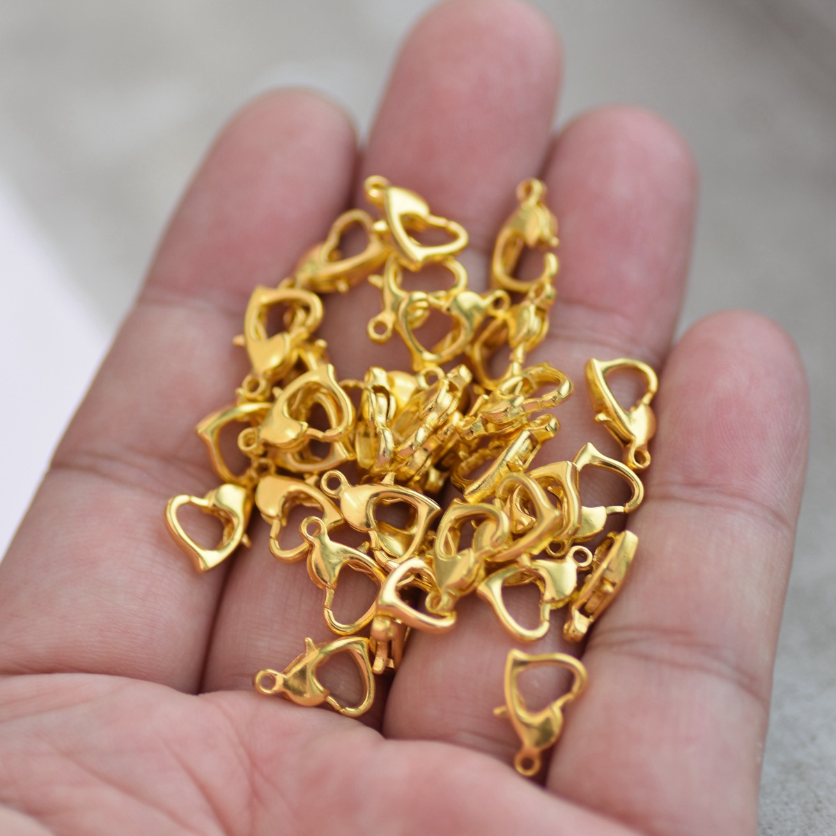 30pcs 12x8mm Gold/Silver/Bronz - Lobster Clasp Silver 评论和价格